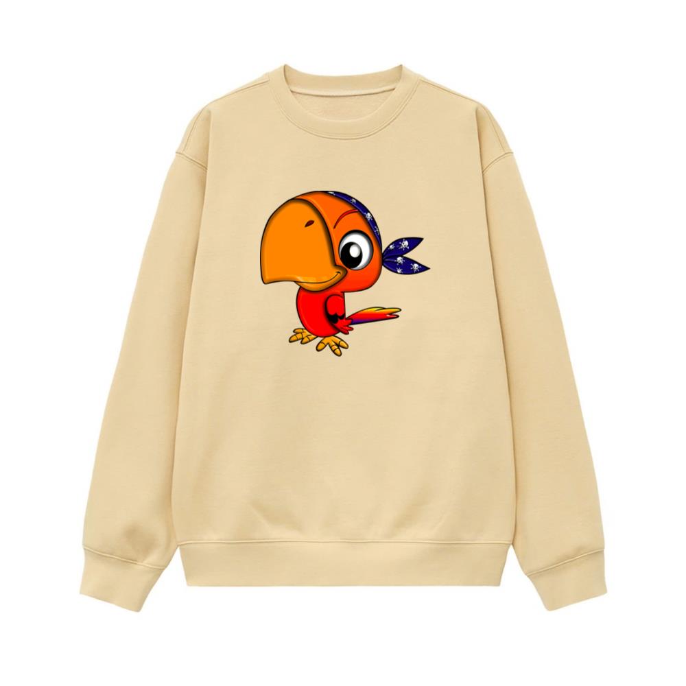 Pirate Parrot With Big Beak Sweatshirt