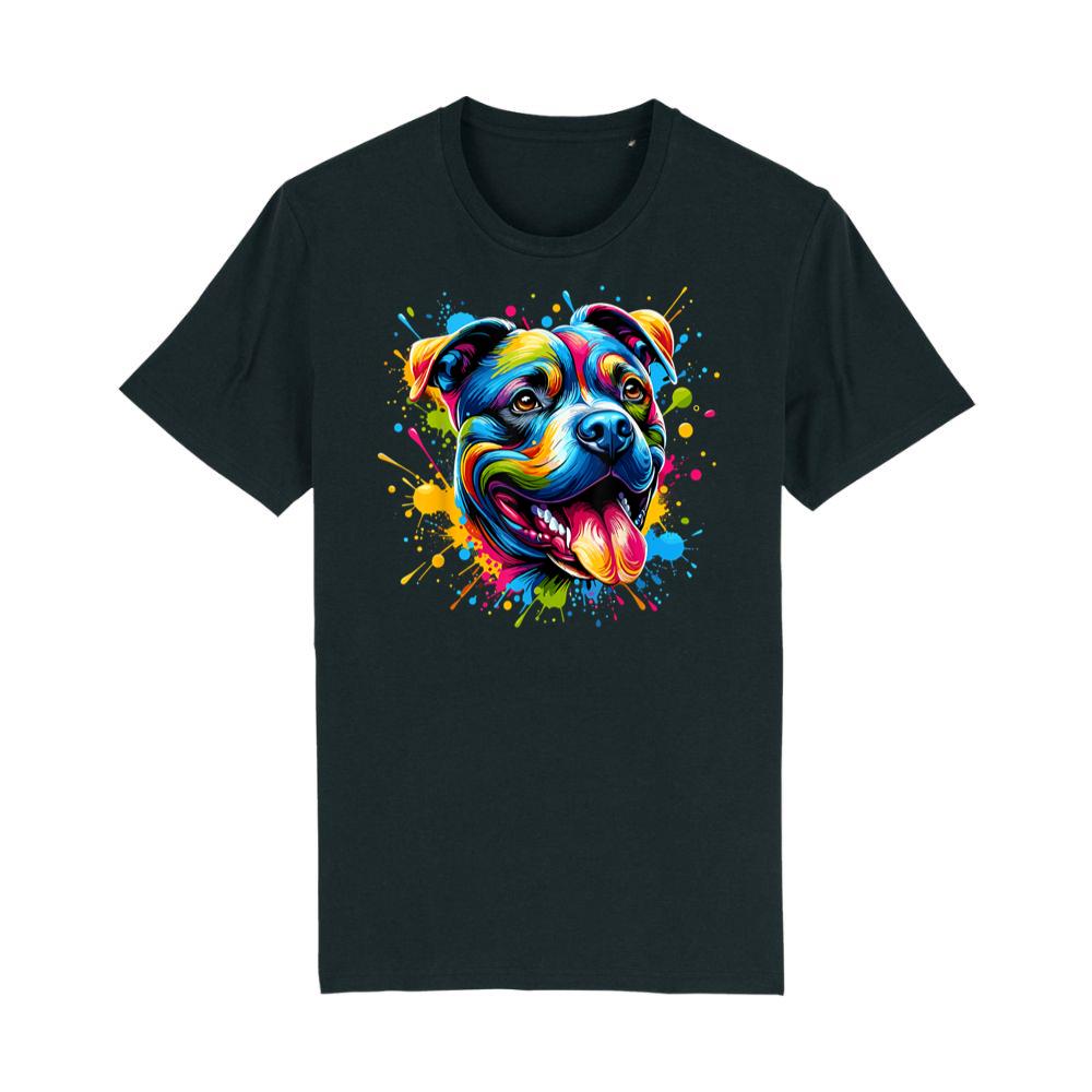 Pit Bull Dog Lover Colorful Pitbull T-Shirt for Men Women Kids