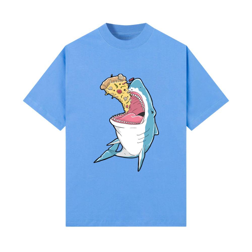 Pizza Shark Anime Kawaii T-Shirt