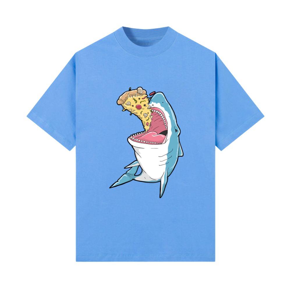 Pizza Shark Anime Kawaii T-Shirts