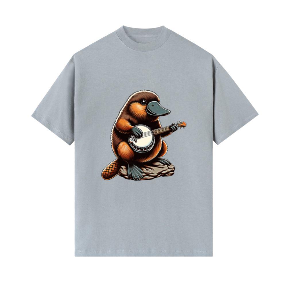 Platypus Animal Bluegrass Banjo Player T-Shirts