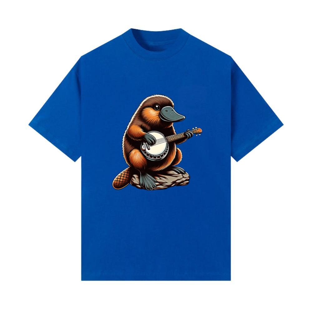 Platypus Animal Bluegrass Banjo Player_1 T-Shirts