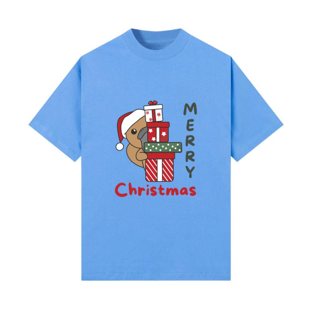 Platypus Christmas Gift Winter Animals T-Shirt