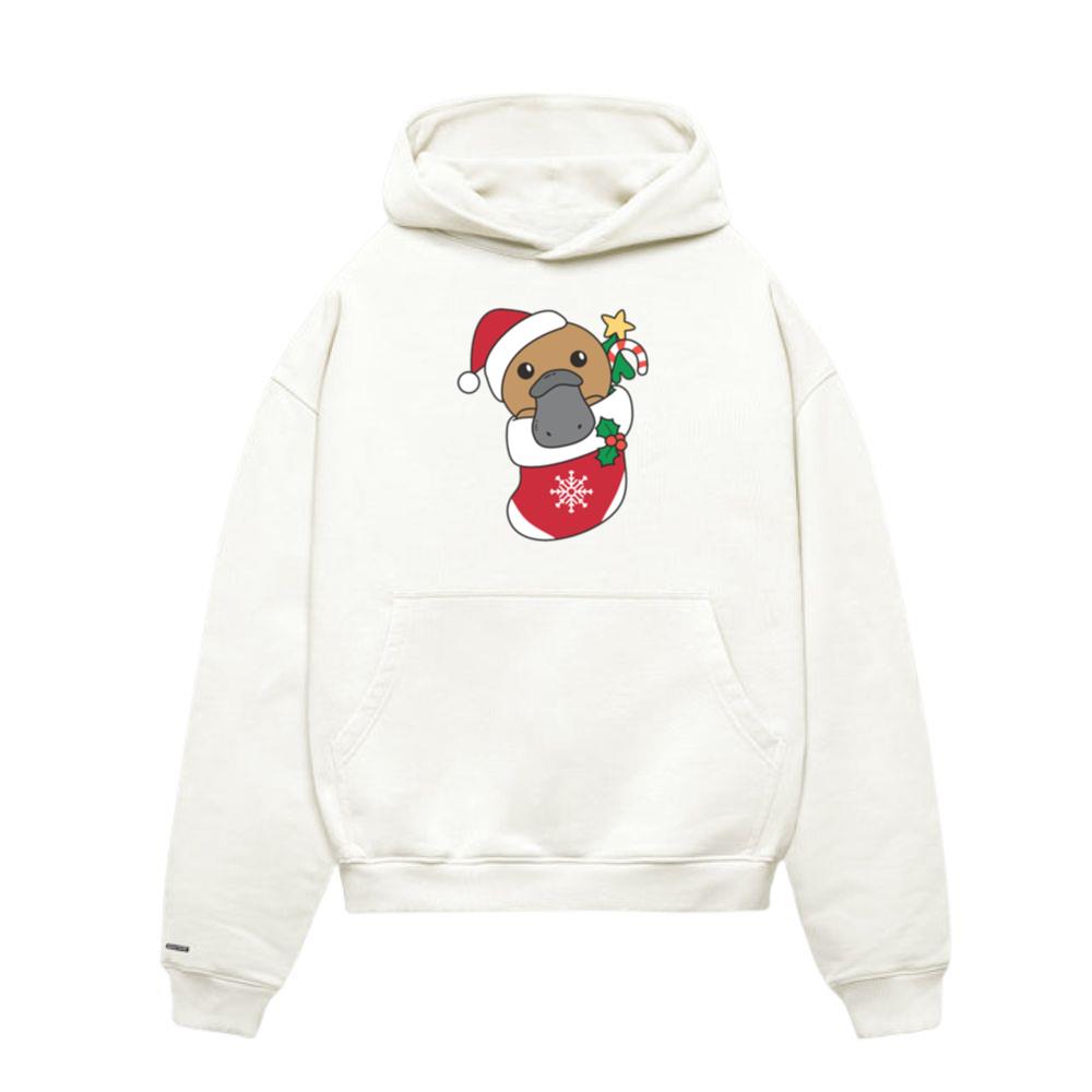 Platypus Christmas Snow Winter Animals Hoodie