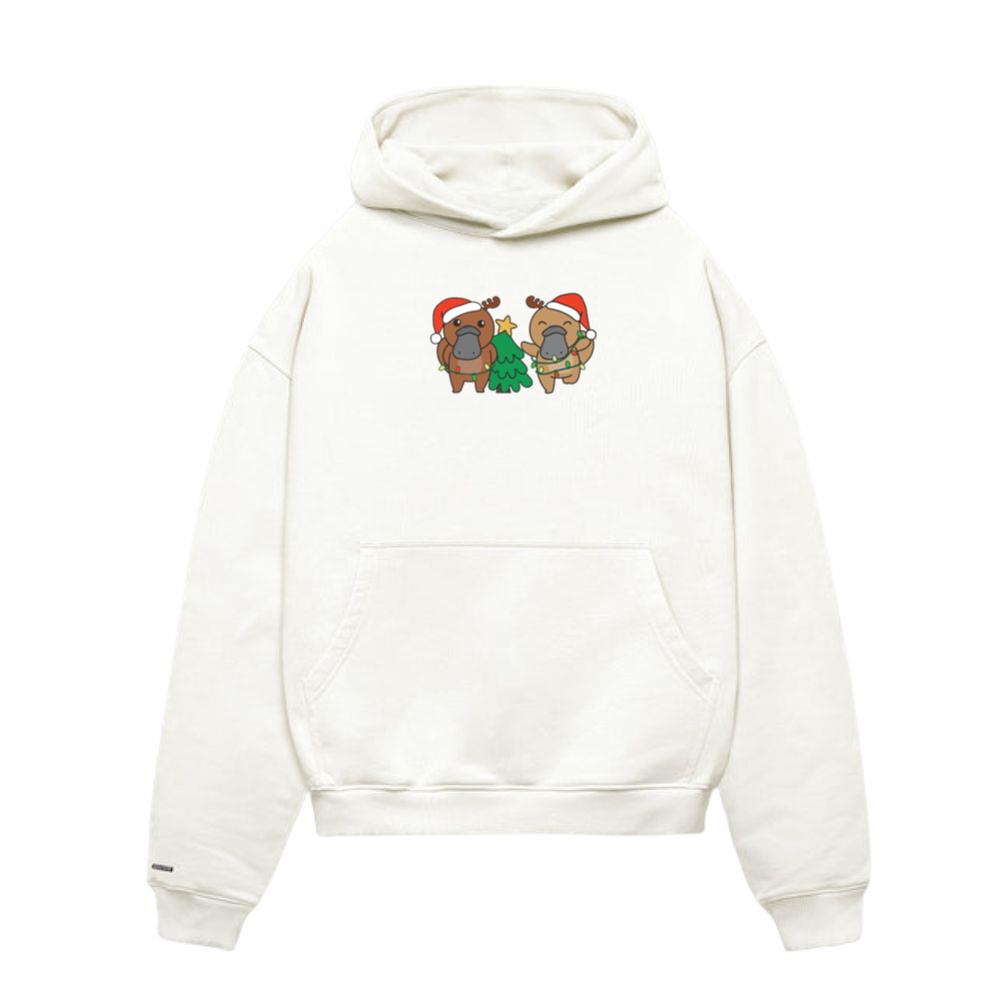 Platypus Christmas Winter Animals Hoodie