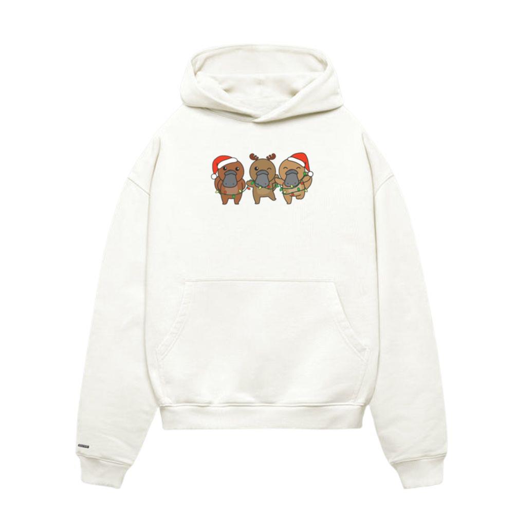 Platypus Christmas Winter Animals Platypus Hoodie
