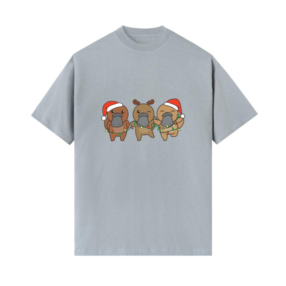 Platypus Christmas Winter Animals Platypus T-Shirts
