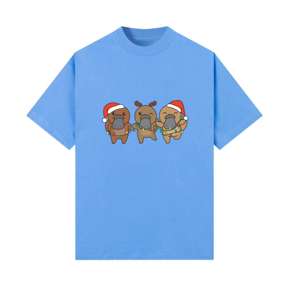 Platypus Christmas Winter Animals Platypus T-Shirts