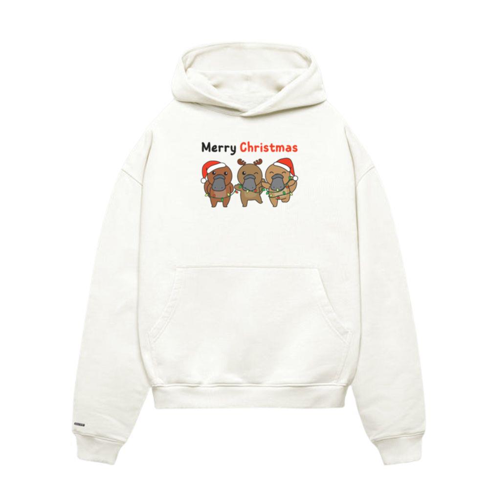 Platypus Christmas Winter Animals Platypus_2 Hoodie
