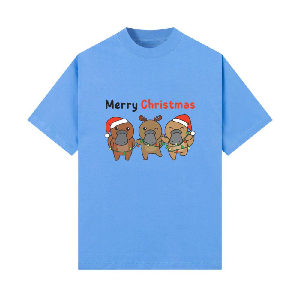 Platypus Christmas Winter Animals Platypus_2 T-Shirt