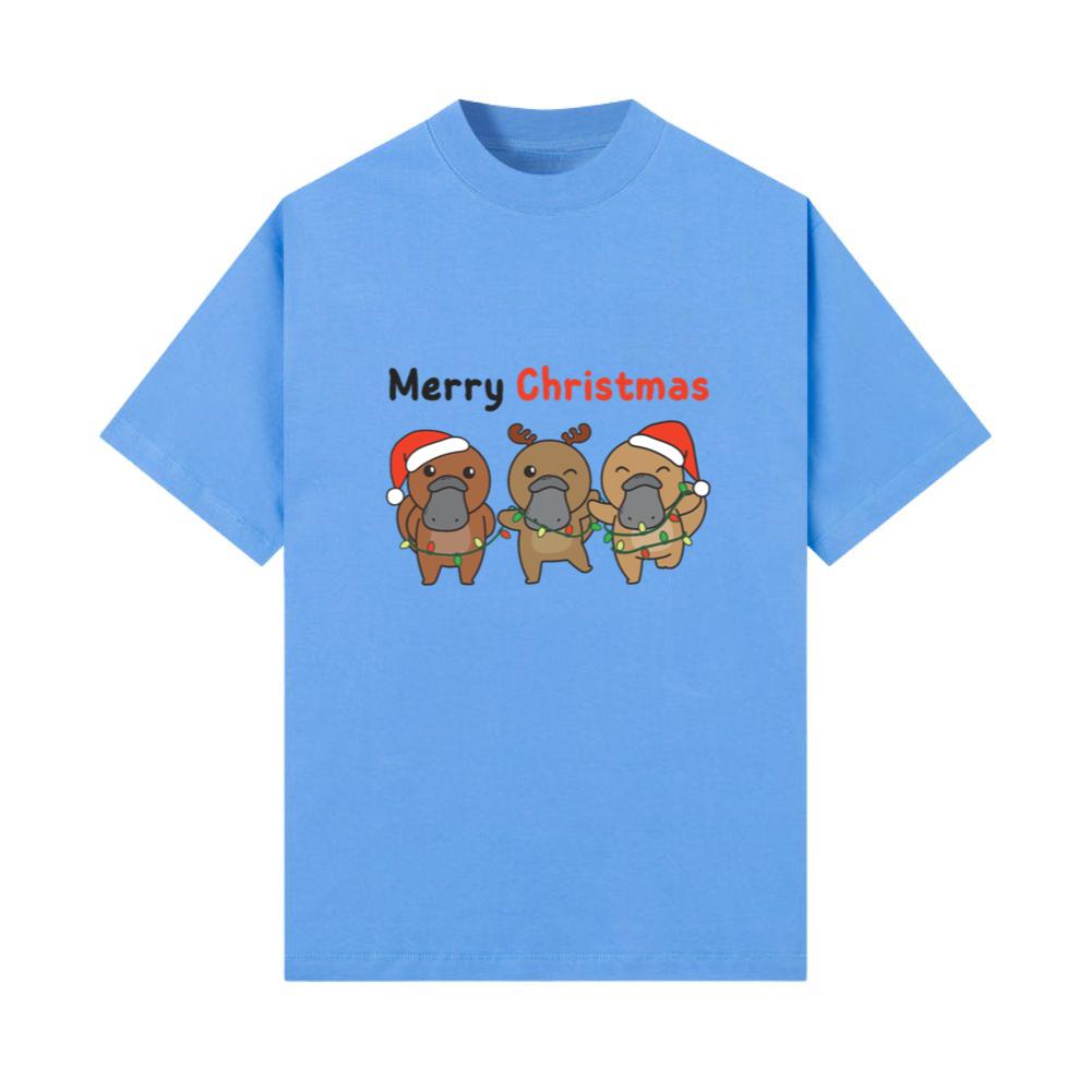 Platypus Christmas Winter Animals Platypus_2 T-Shirts