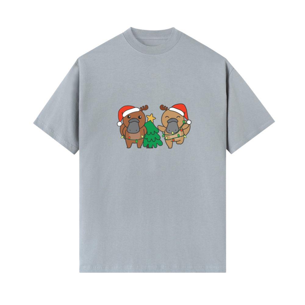 Platypus Christmas Winter Animals T-Shirts