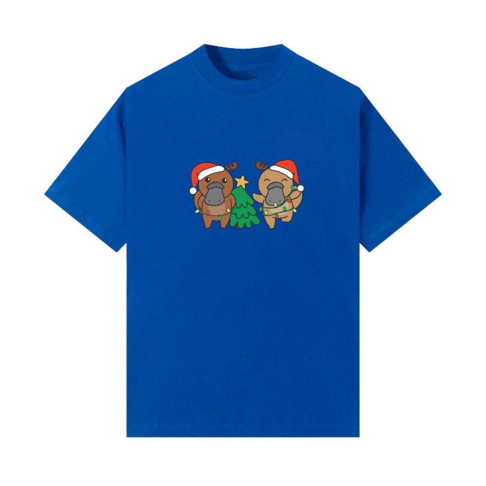 Platypus Christmas Winter Animals T-Shirts