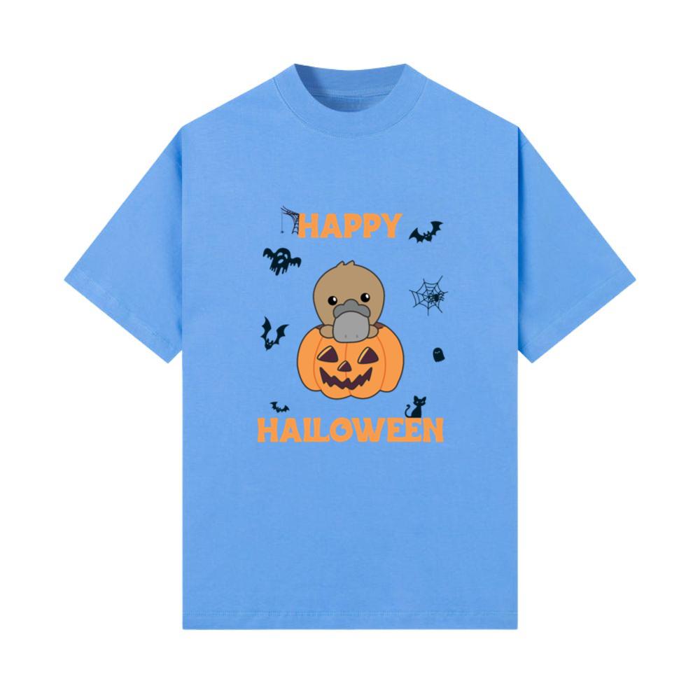 platypus In Pumpkin Sweet Animals Happy Halloween T-Shirt