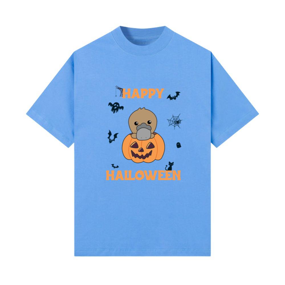 platypus In Pumpkin Sweet Animals Happy Halloween T-Shirts