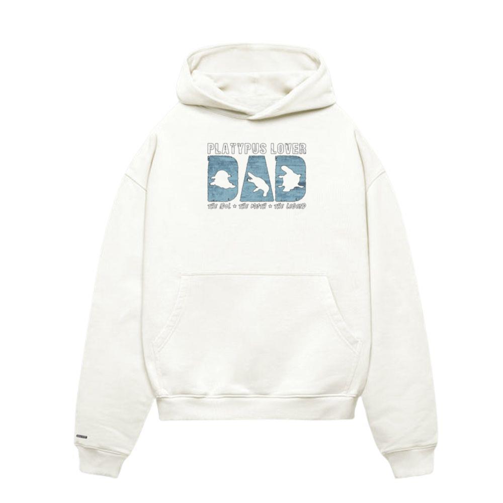 Platypus Lover Dad The Idol The Myth Animal Lover Hoodie