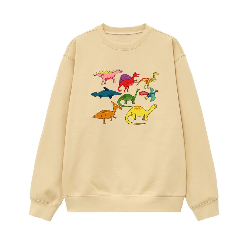 Playful Cartoon Dinosaurs Sweatshirt