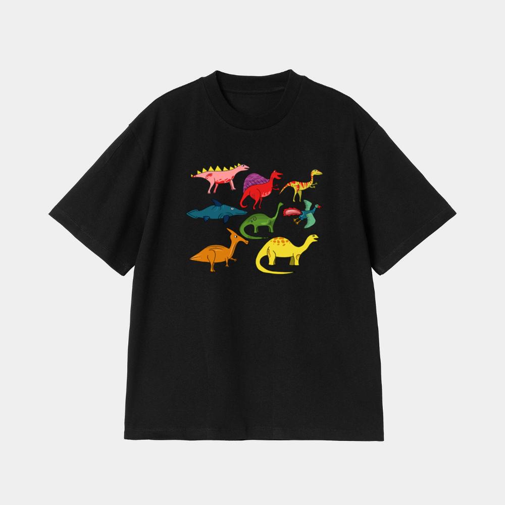 Playful Cartoon Dinosaurs T-Shirt