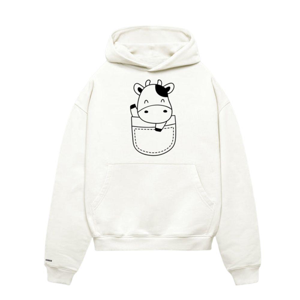 Pocket Cow Farm Animal In Your Pocket Hoodie