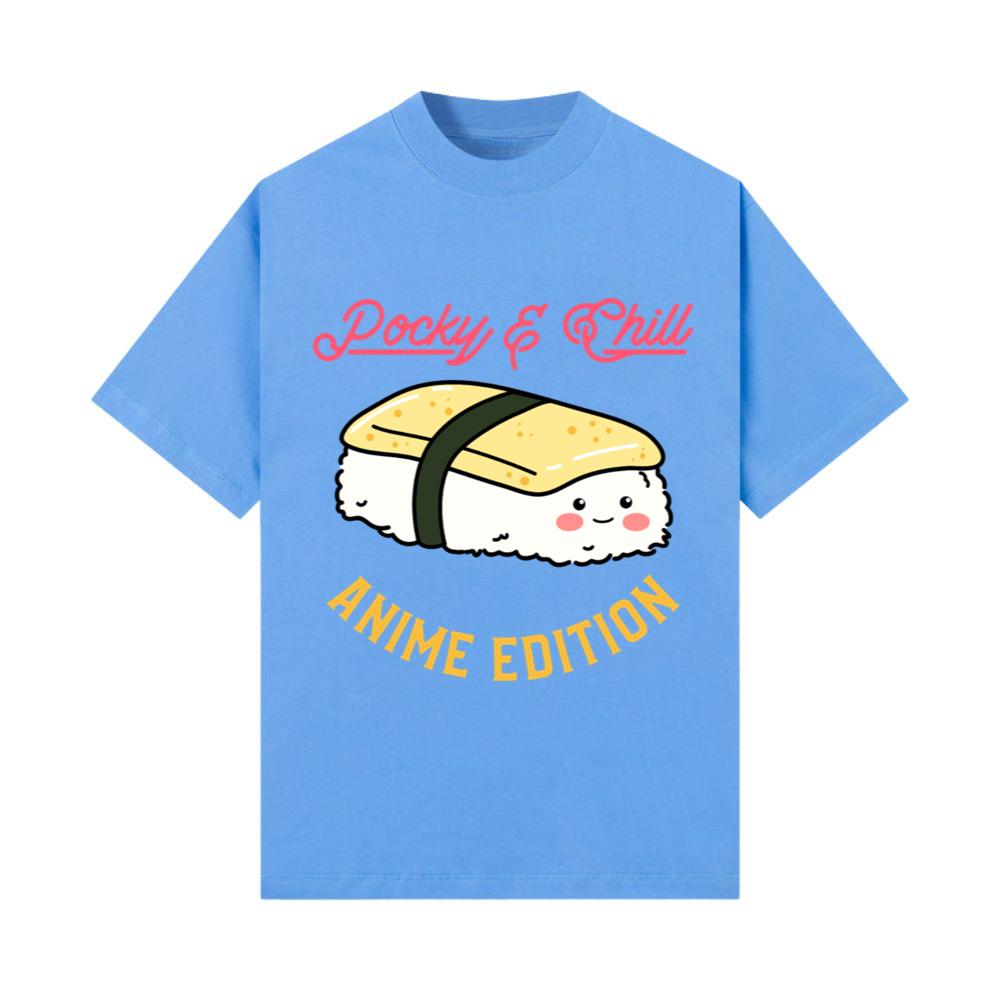 Pocky and Chill Anime Edition Anime Food T-Shirt T-Shirts