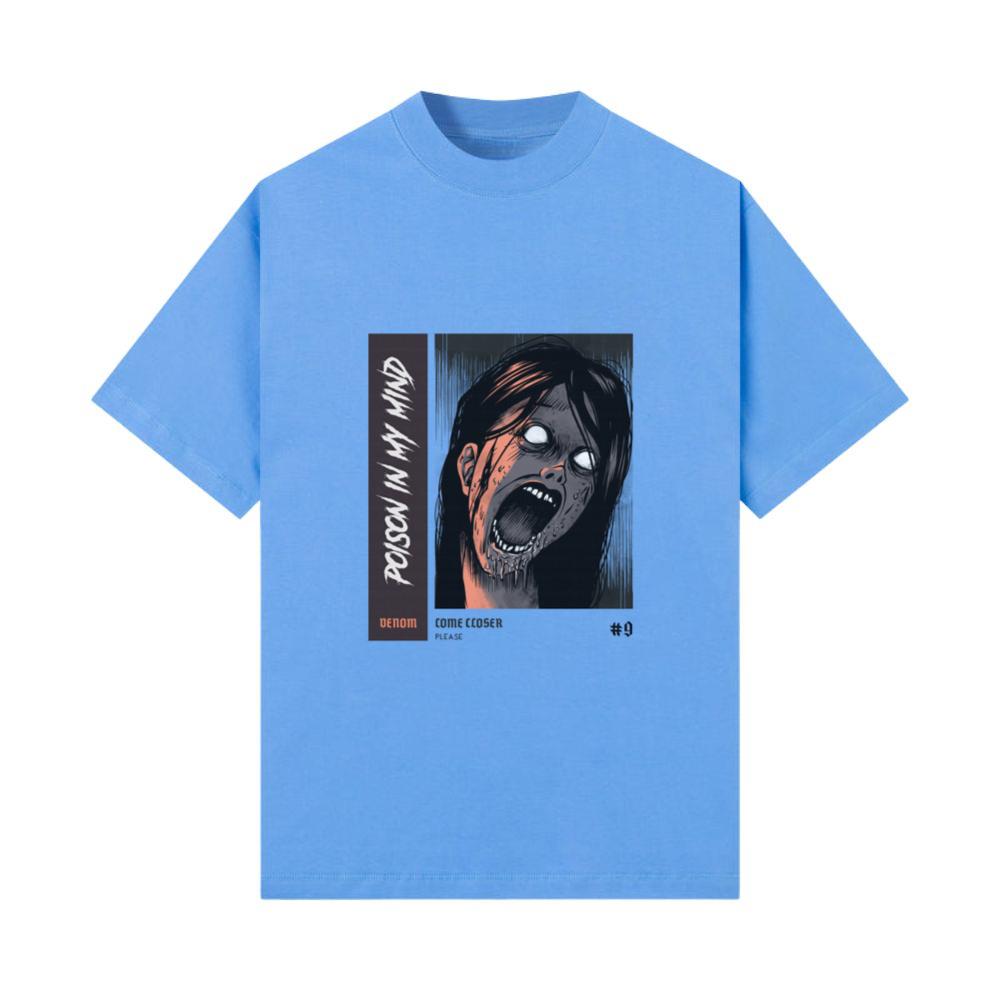 Poison In My Mind Anime Horror Scary T-Shirt