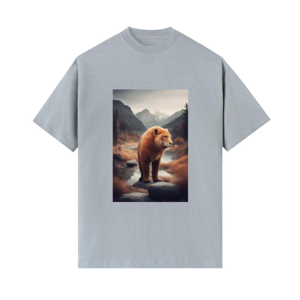 Polar Bear and Lion Cute Animals for Women Animal T-Shirts