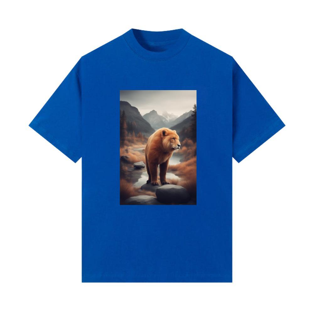 Polar Bear and Lion Cute Animals for Women Animal T-Shirts
