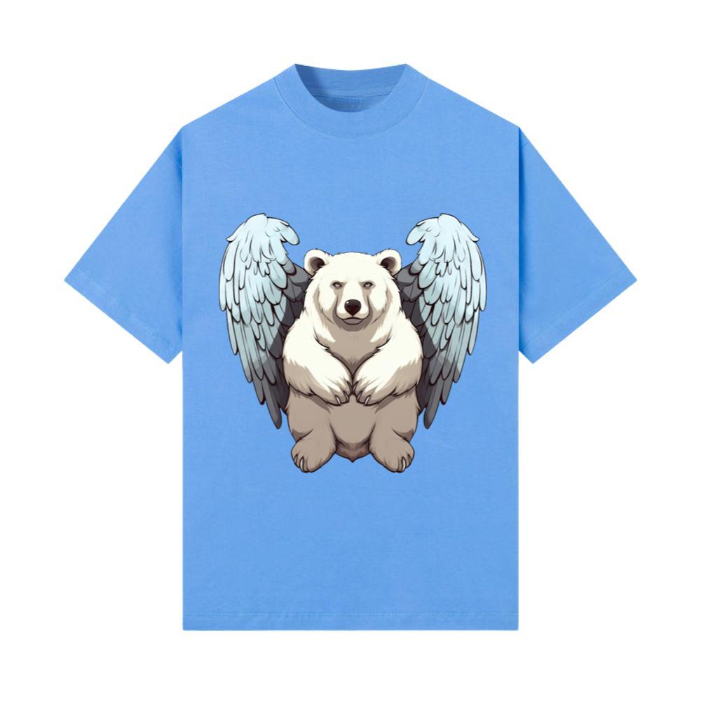 Polar Bear Angel - Charming Animal Design T-Shirts