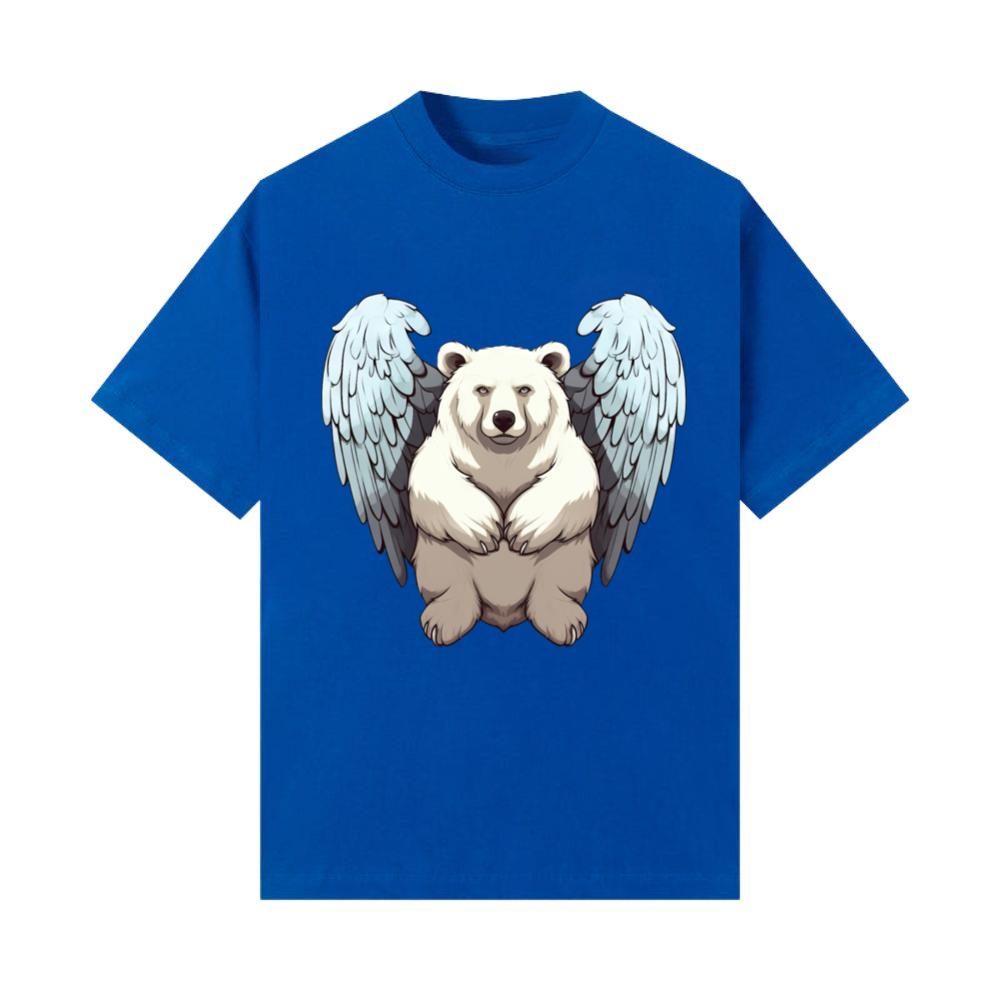 Polar Bear Angel - Charming Animal Design T-Shirts