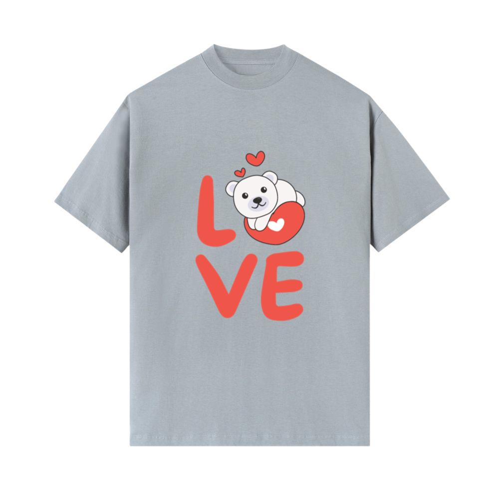 Polar Bear For Valentine's Day Cute Animals Hearts T-Shirts