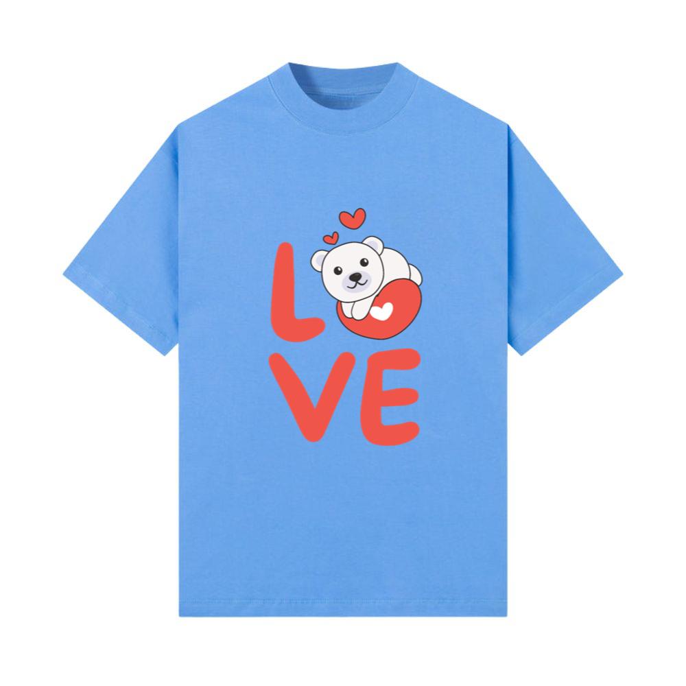 Polar Bear For Valentine's Day Cute Animals Hearts T-Shirts