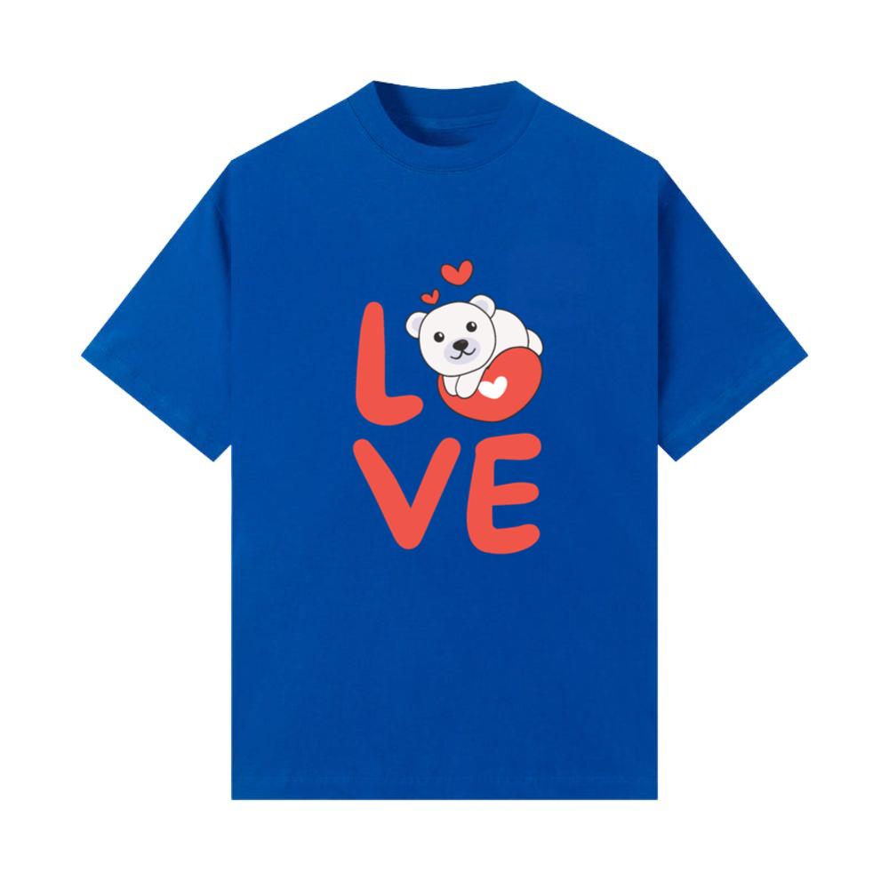 Polar Bear For Valentine's Day Cute Animals Hearts T-Shirts