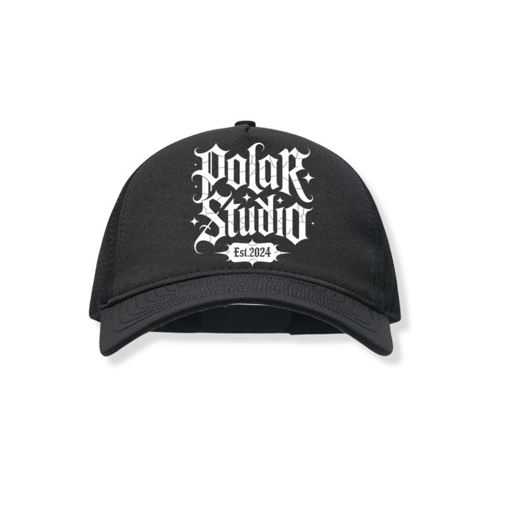 Polar Studio Vintage Typography Black Hat