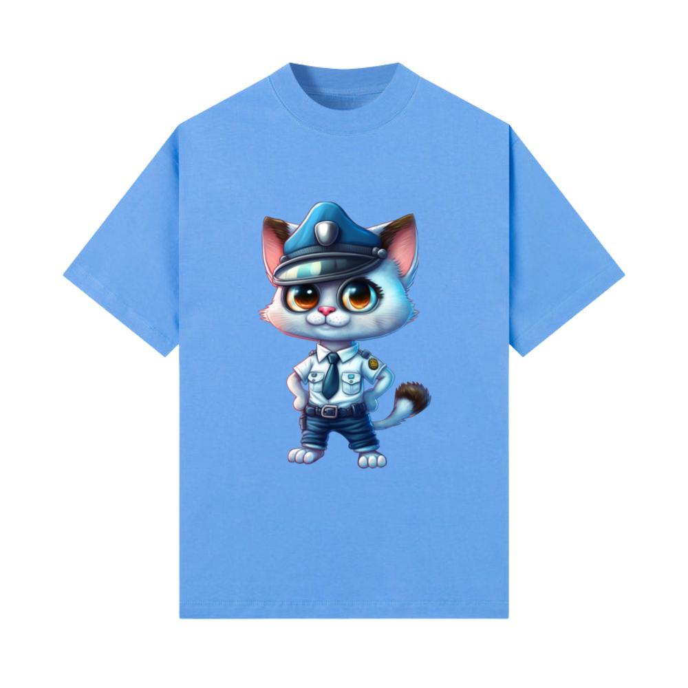 Police Cat Cute Animal Lover. T-Shirt