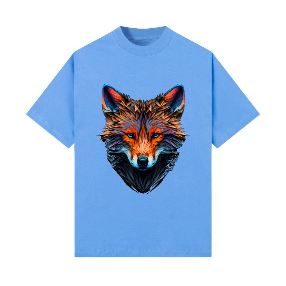 Polygon Animal Motif Graphic T-Shirt