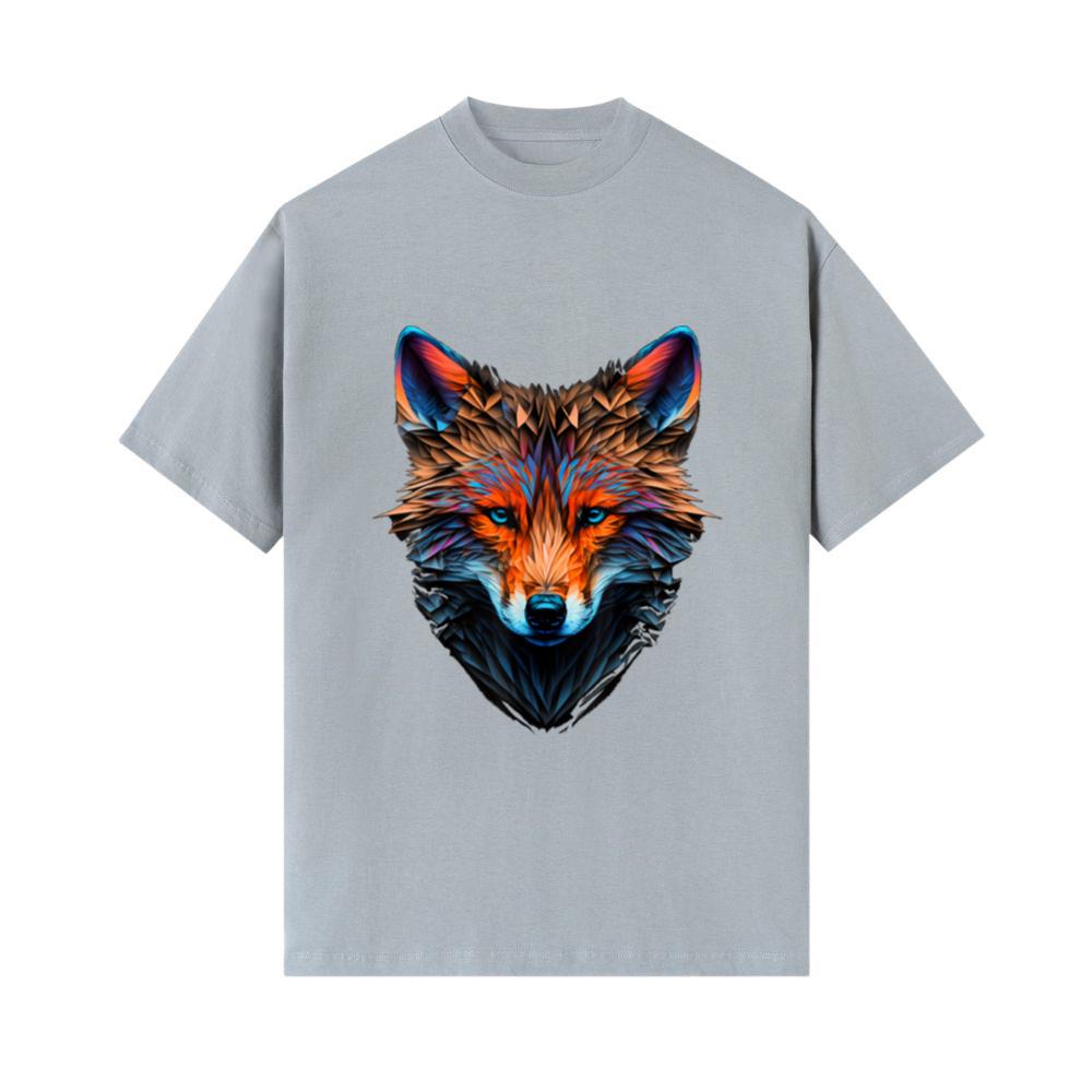 Polygon Animal Motif Graphic T-Shirts
