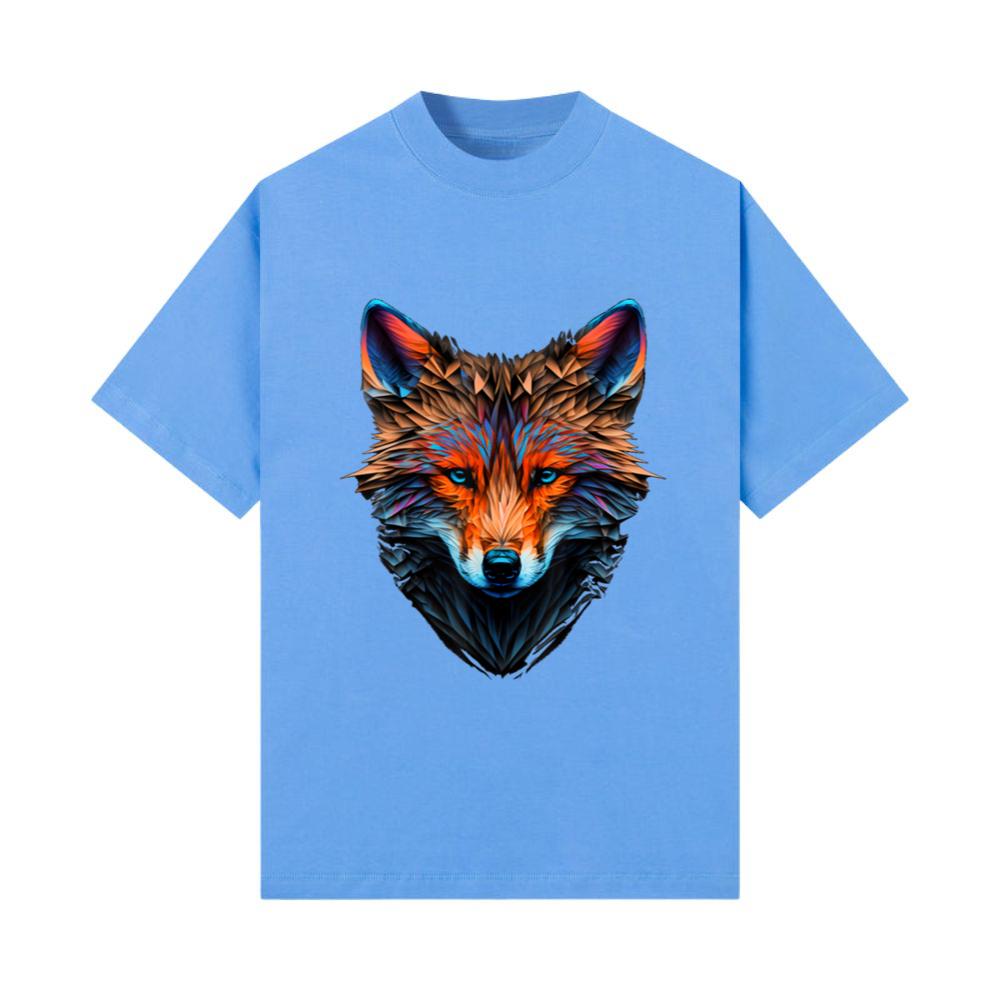 Polygon Animal Motif Graphic T-Shirts