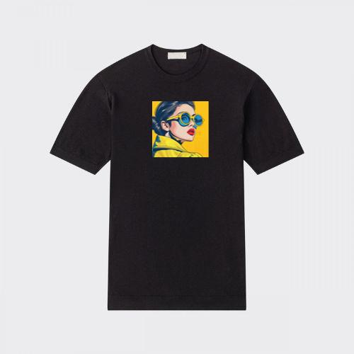 Pop-Art Portrait in Sun-Kissed Hues T-Shirts