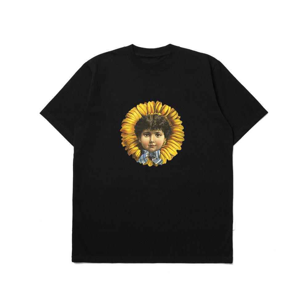 Portrait of a Girl with Sunflower TShirts Yomigold