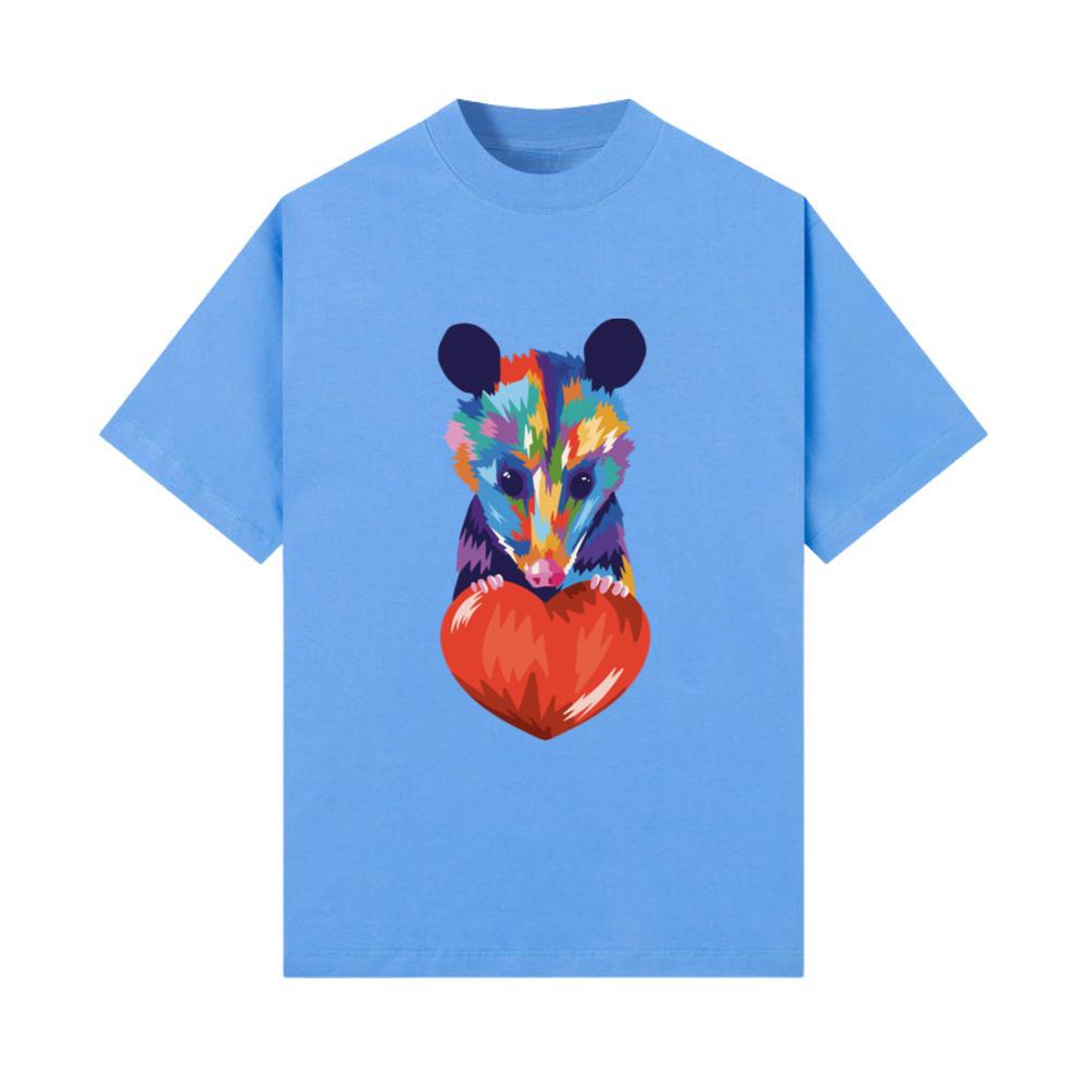Possum animal holding heart T-Shirt
