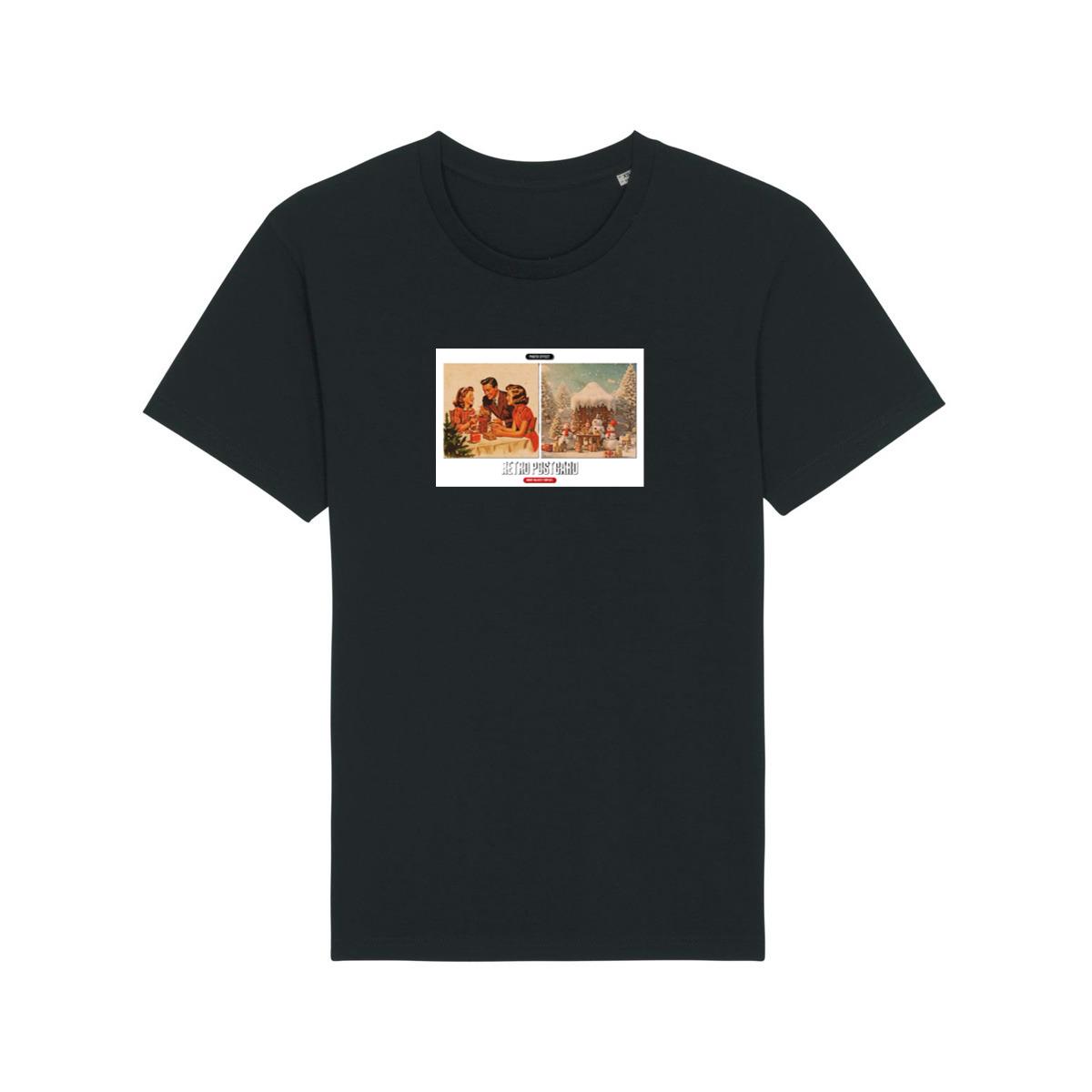 Postcard with Family and Winter Scenes. T-Shirts