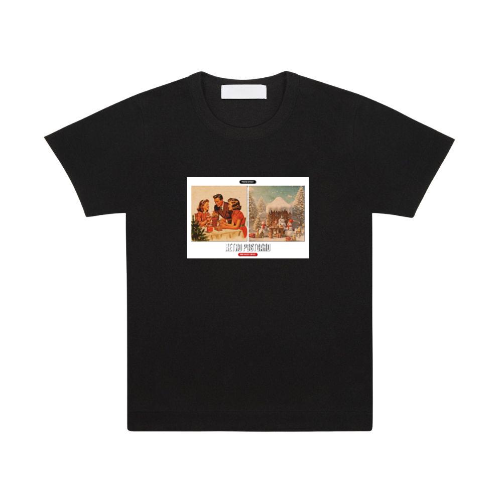 Postcard with Family and Winter Scenes TShirts Daisysay