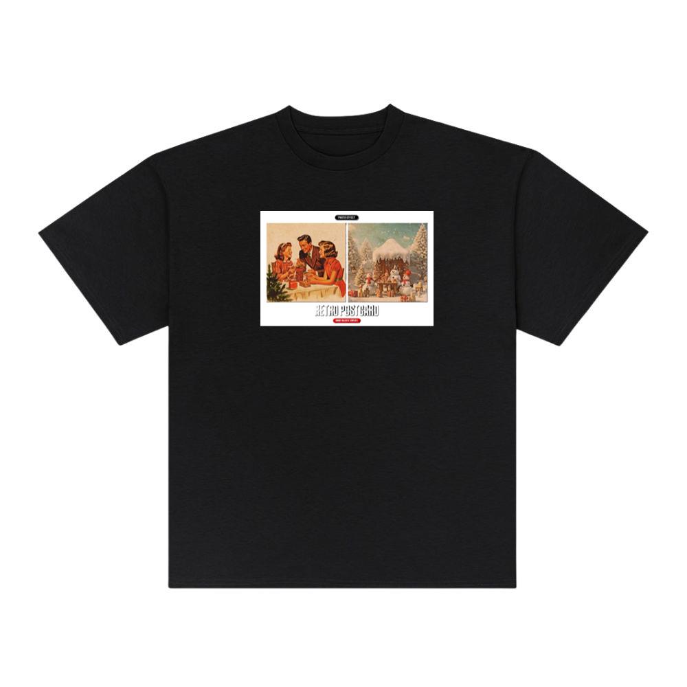 Postcard with Family and Winter Scenes TShirts Kulottee