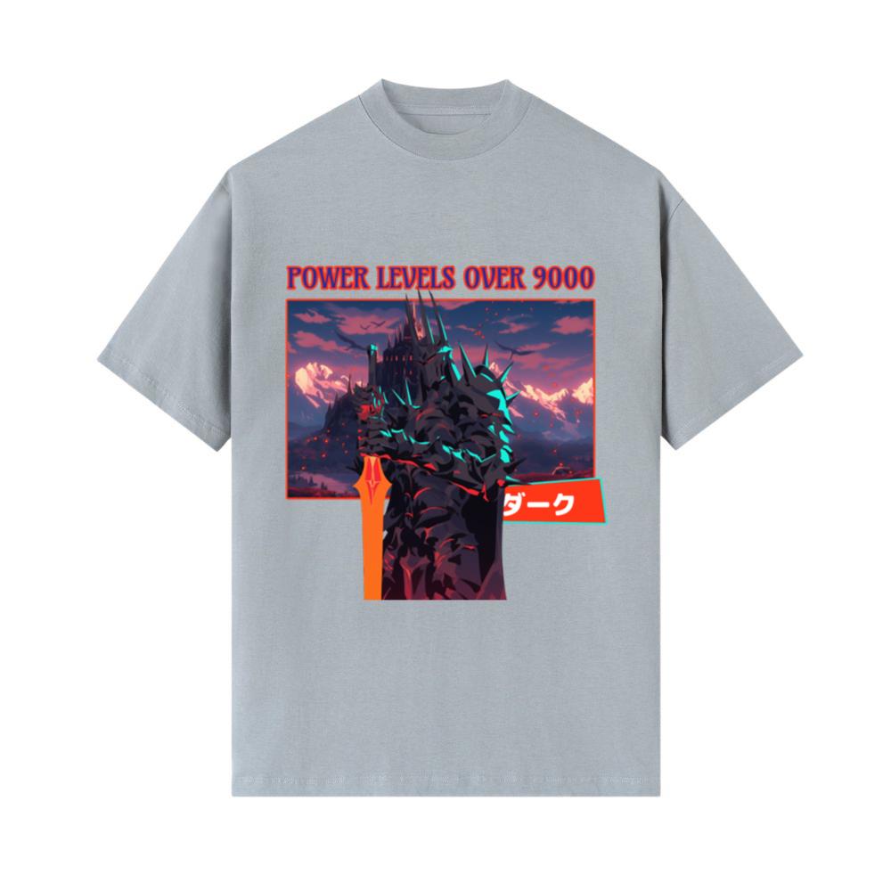 Power Levels Over 9000 Anime Streetwear T-Shirts