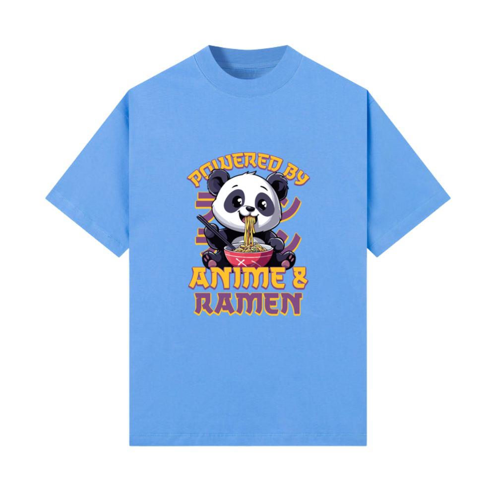 Powered by Anime & Ramen Panda T-Shirt