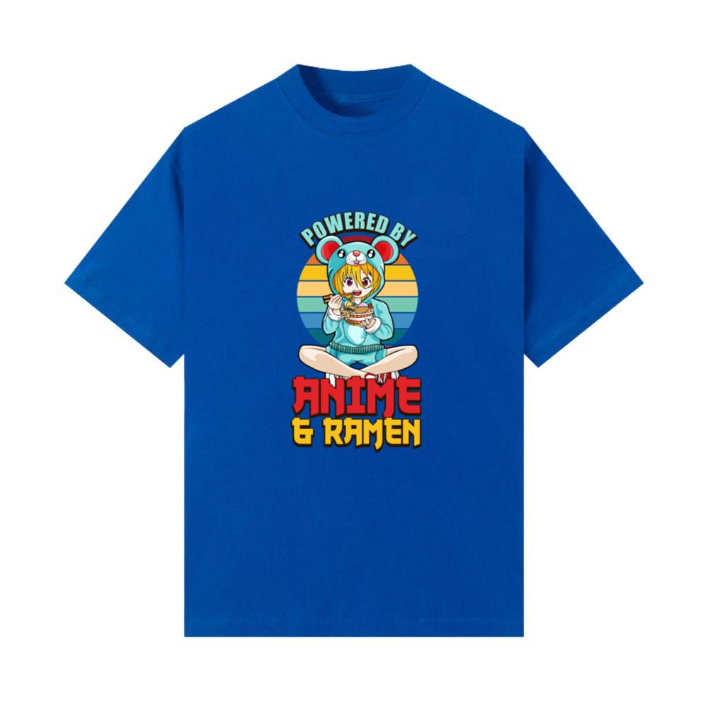 Powered by Anime and Ramen - Funny Girls Anime_1 T-Shirts