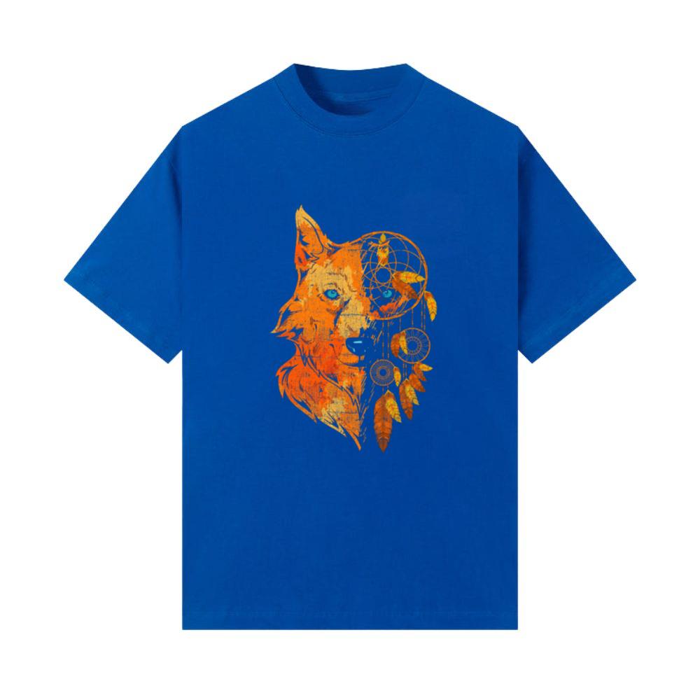 Predator animal motif Indian dream catcher wolf T-Shirts