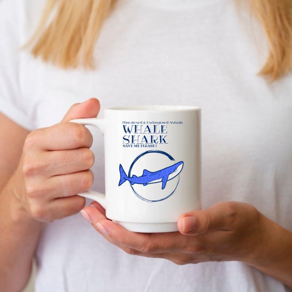 Protect Marine Animal Whale Shark Save the Planet Mug