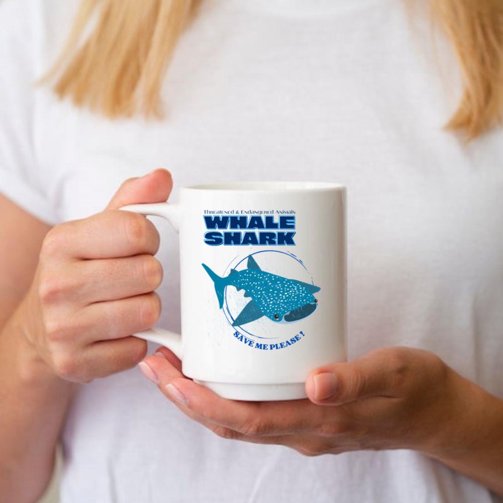 Protect Marine Animals Whale Shark Graphic Mug