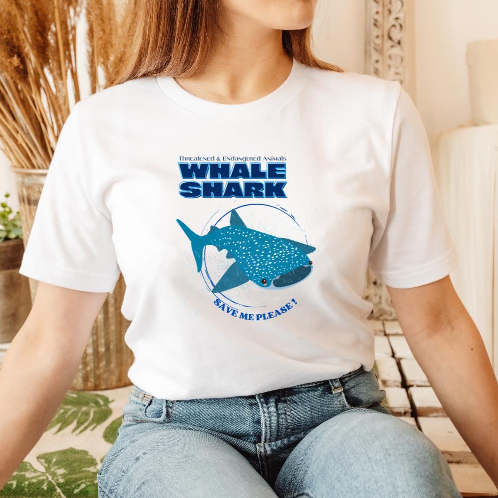 Protect Marine Animals Whale Shark Graphic T-Shirt